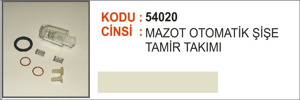 MAZOT OTOMATİK ŞİŞE TAMİR TAKIMI